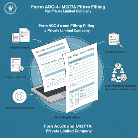 Form AOC-4 filing by a Private Limited Company